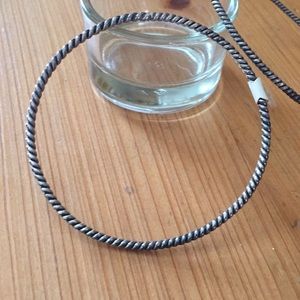 Blackened silver bracelet